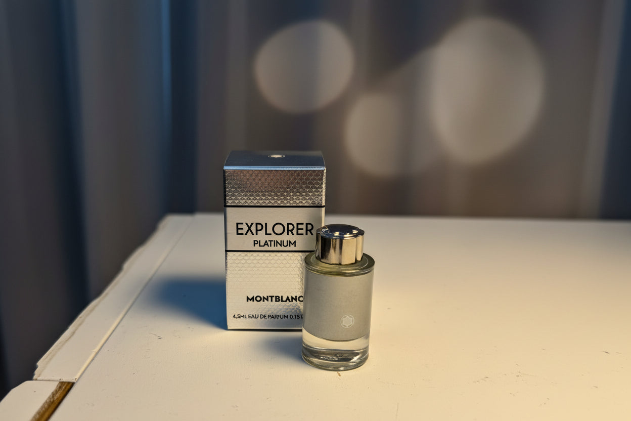 Montblanc Explorer Platinum Mini Perfume – 4.5 mL for him