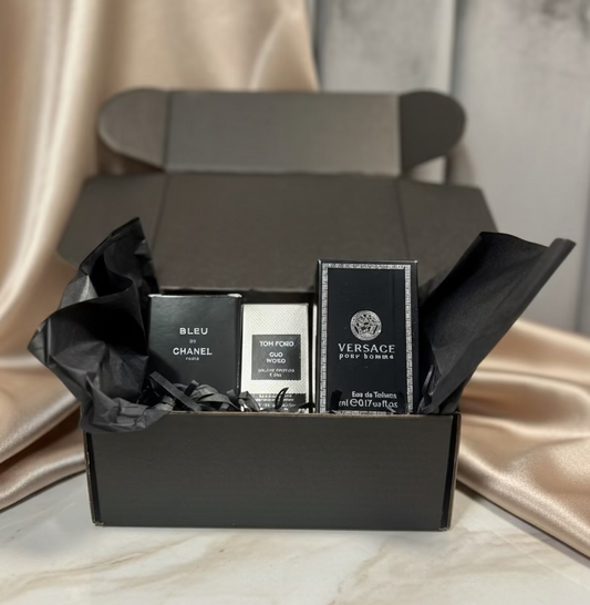 For the men- luxury inspired Mystery box trio